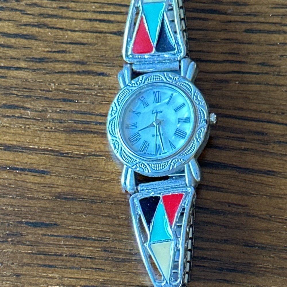 Vintage Women's Collezio Southwestern Watch - Untested - May Need Battery